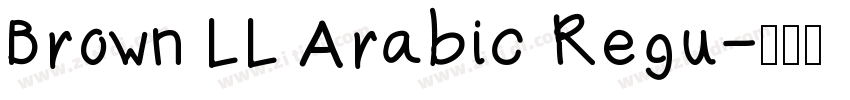 Brown LL Arabic Regu字体转换